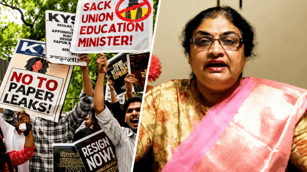 Modern College suspends Manisha Mandhare in the NEET paper leak case. paper leak
