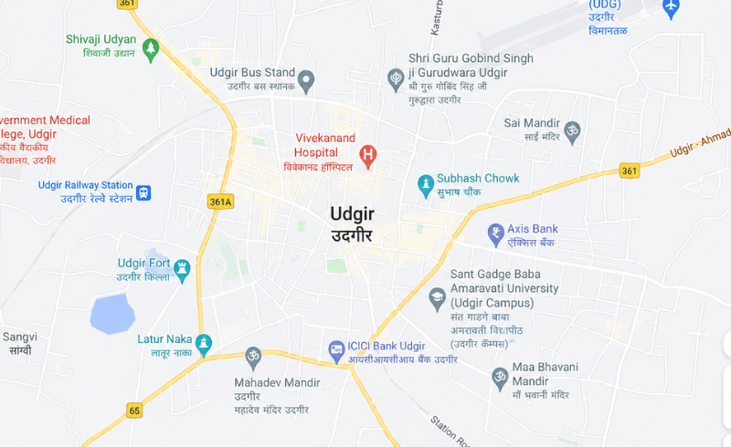 udgir map view